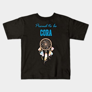 Native American Cora Dreamcatcher 50 Kids T-Shirt